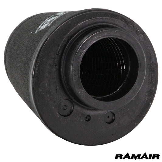 Ramair Cone air filter - Universal - 60mm ID Neck - Offset - Length 160mm
