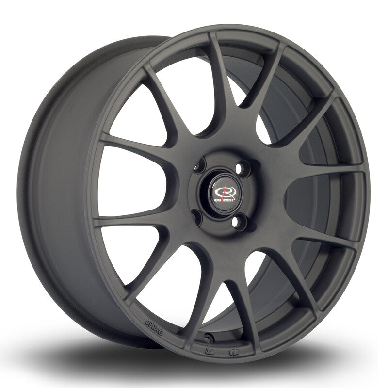 Rota Blitz 17x7.5 4x108 ET45 Satin Black