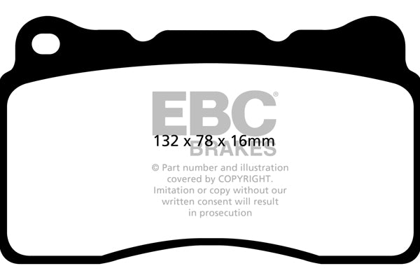 Mini Clubman F54 JCW 2016-2024 231 PS Ebc-Bremsen Gelbe Bremsbeläge vorne