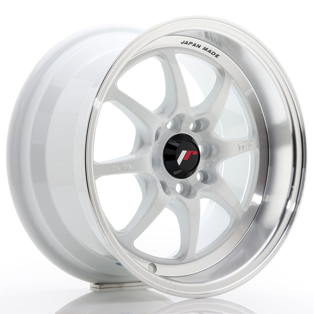 Japan Racing TFII Alloy Wheel 15" x 7,5" ET30 4x100, 4x114.3 - White