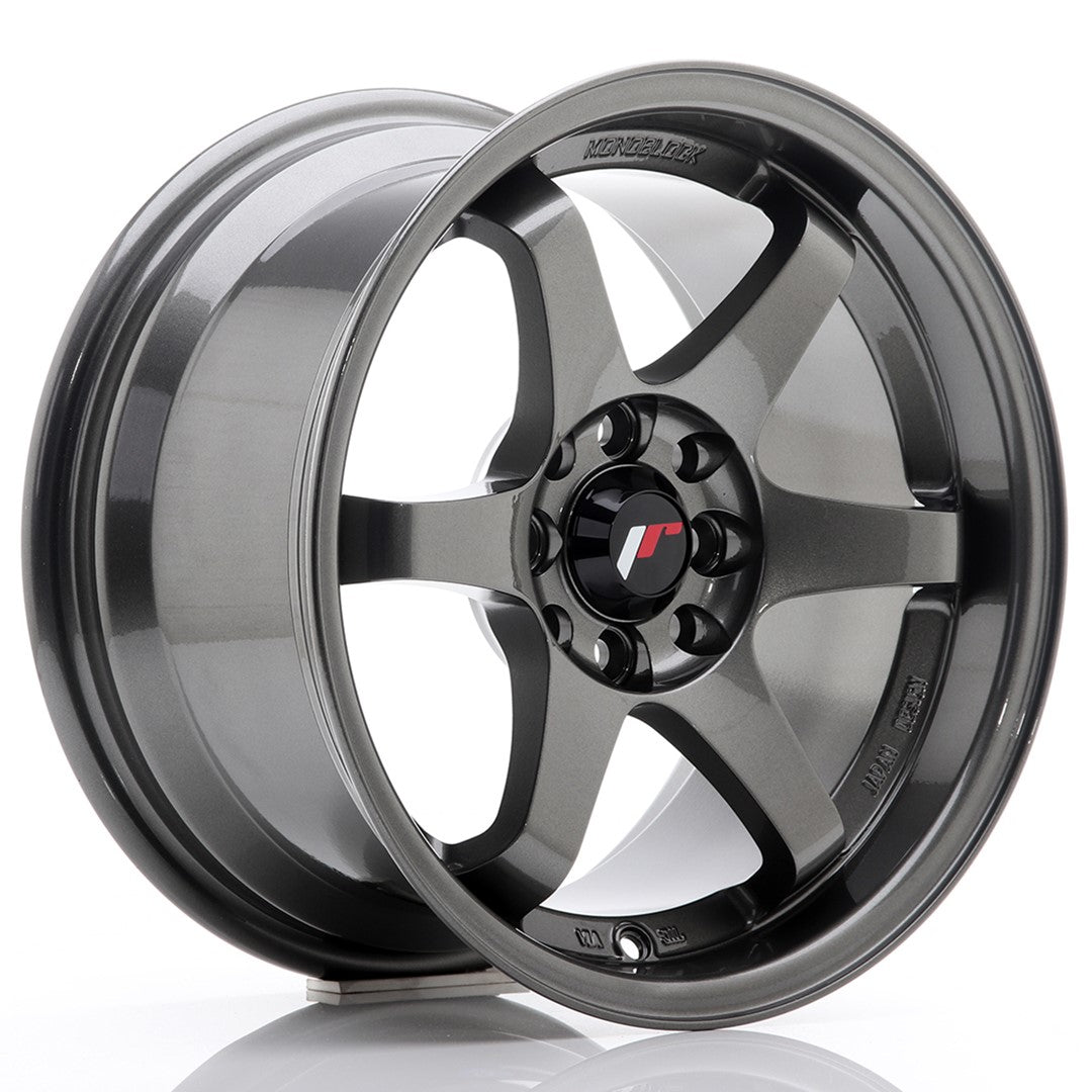 Japan Racing JR3 Alloy Wheel 15" x 8" ET25 4x100, 4x108 - Gun metal