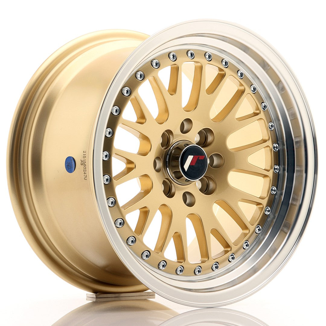 Japan Racing JR10 Alloy Wheel 15" x 8" ET20 4x100, 4x108 - Gold
