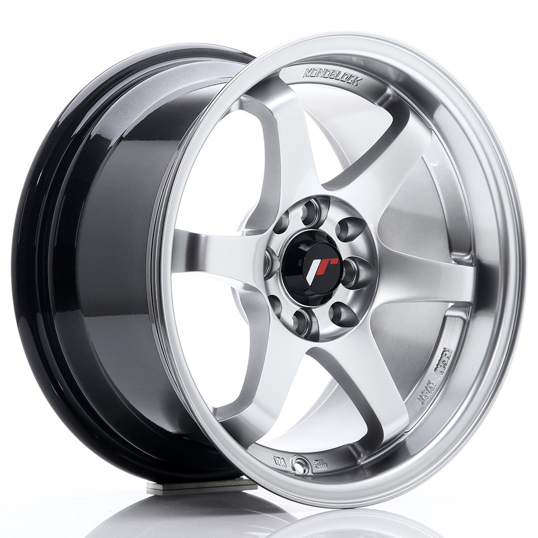 Japan Racing JR3 Alloy Wheel 15" x 8" ET25 4x100, 4x108 - Silver