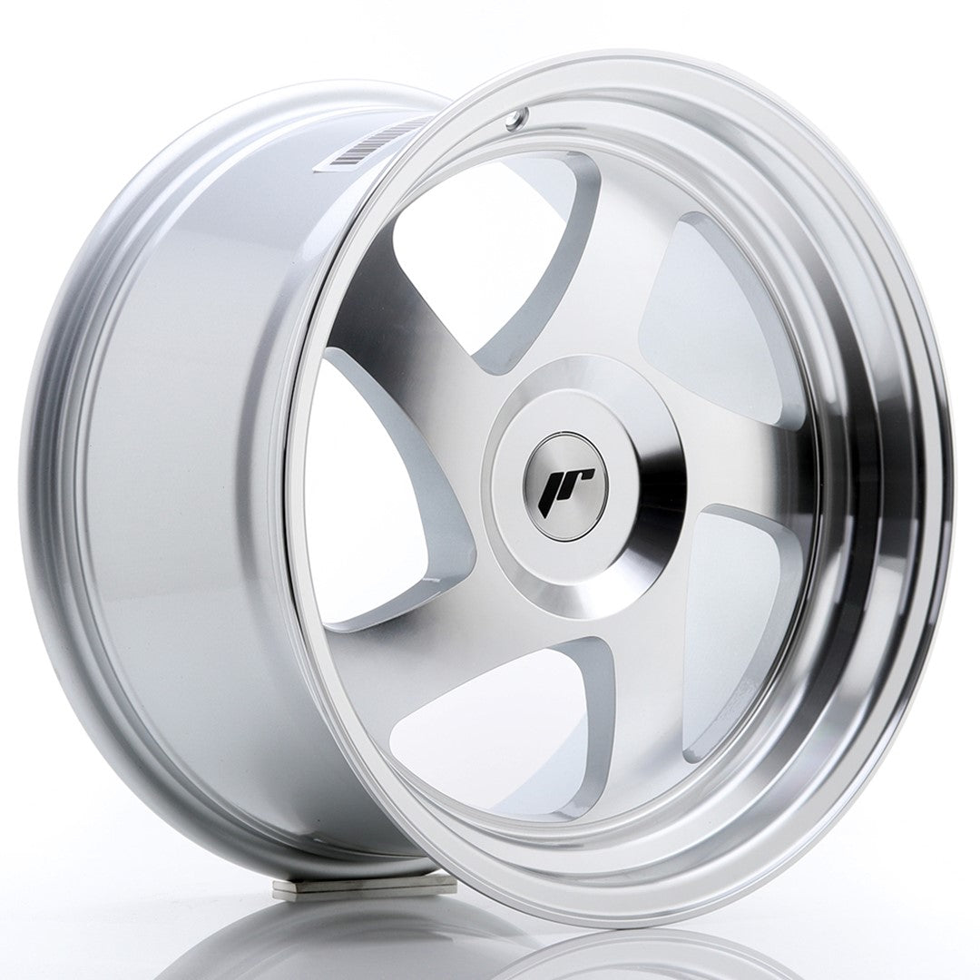 Japan Racing JR15 Alloy Wheel 17" x 9" ET25 3x112, 4x100, 4x108, 4x110, 4x114.3, 5x100, 5x105, 5x108, 5x110, 5x112, 5x114.3, 5x115, 5x118, 5x120 - Silver