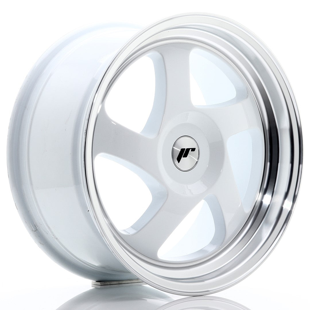 Japan Racing JR15 Alloy Wheel 17" x 8" ET35 3x112, 4x100, 4x108, 4x110, 4x114.3, 5x100, 5x105, 5x108, 5x110, 5x112, 5x114.3, 5x115, 5x118, 5x120 - White