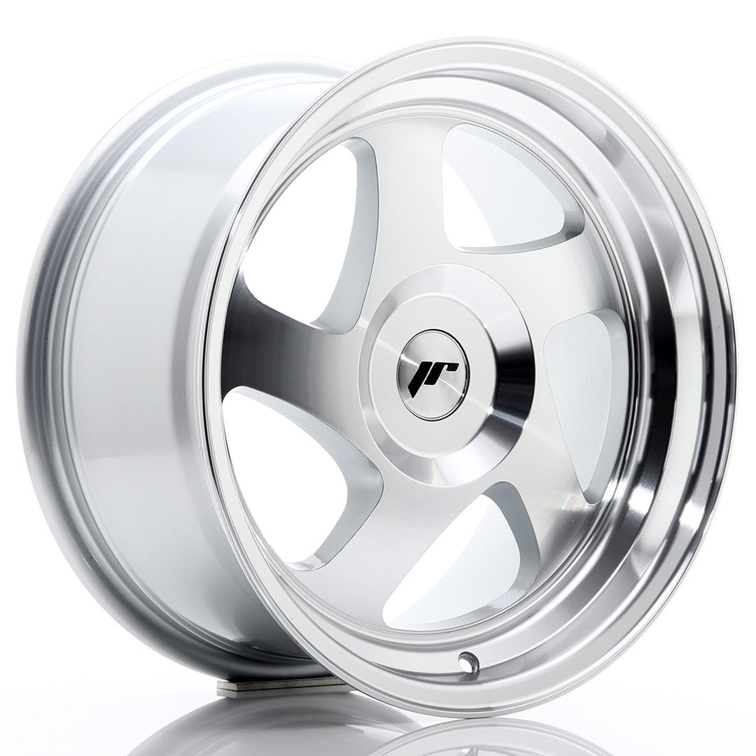 Japan Racing JR15 Alloy Wheel 16" x 8" ET25 3x112, 4x100, 4x108, 4x110, 4x114.3, 5x100, 5x105, 5x108, 5x110, 5x112, 5x114.3, 5x115, 5x118, 5x120 - Silver