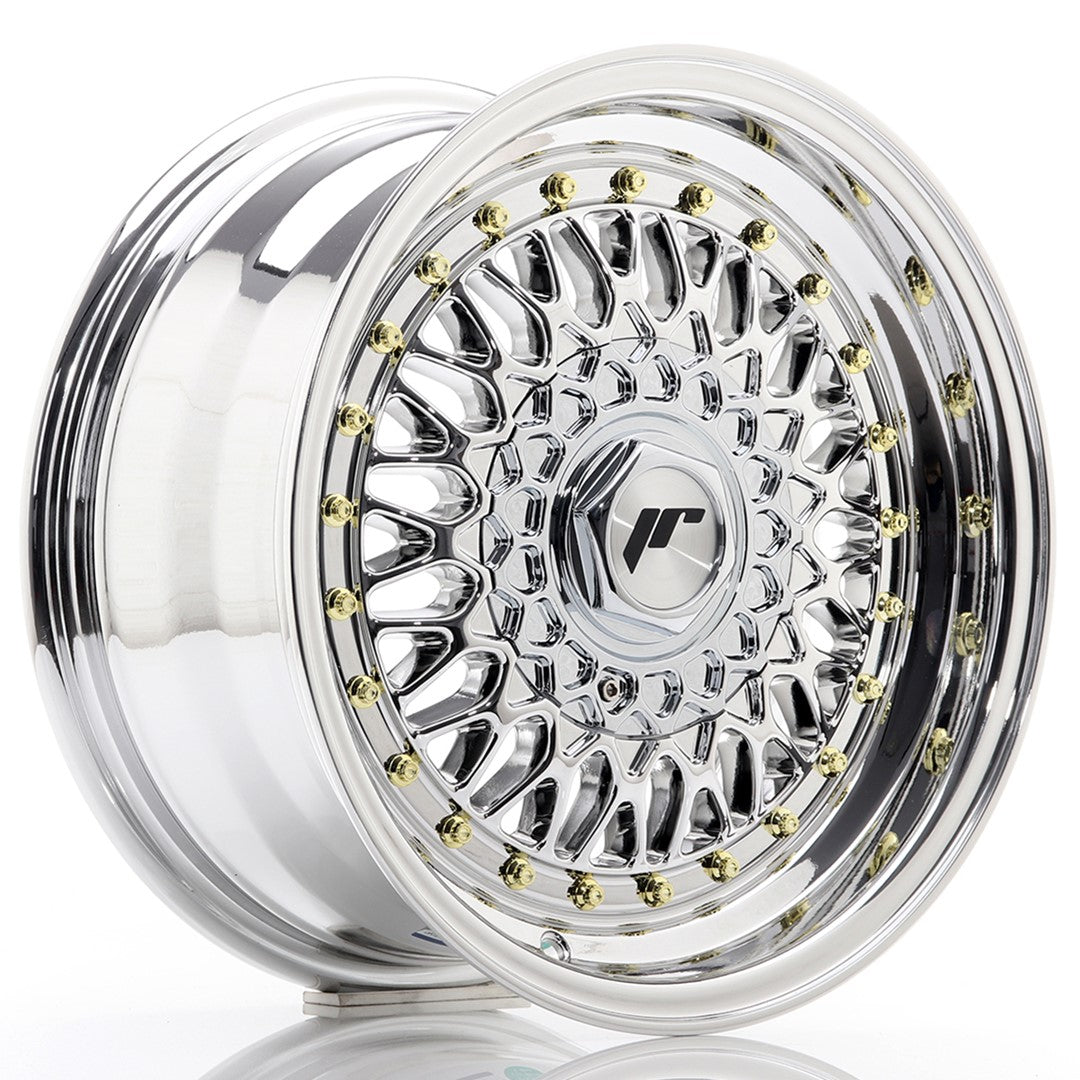 Japan Racing JR9 Alloy Wheel 15" x 7" ET20 4x100, 4x108 - Chrome