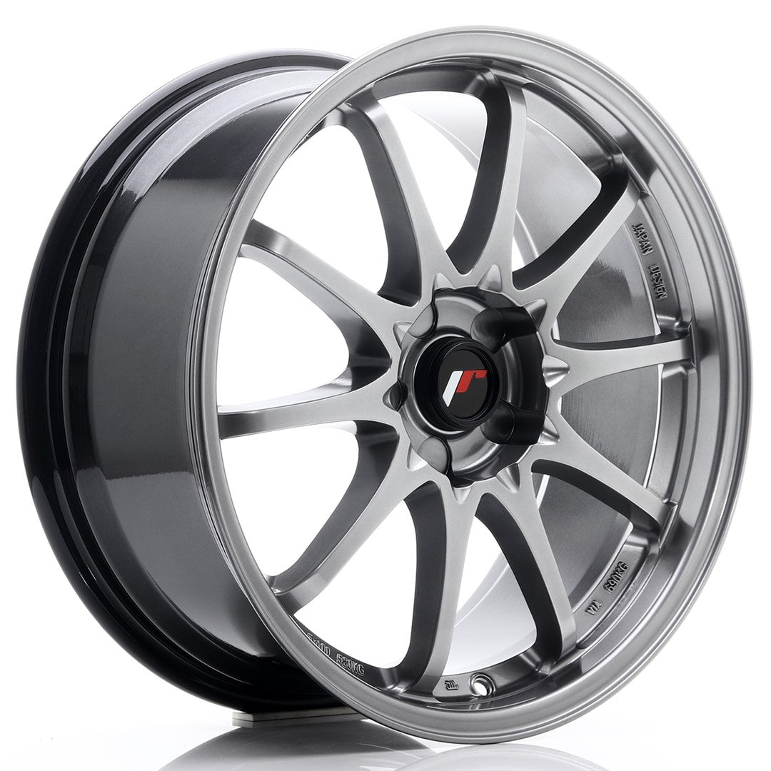 Japan Racing JR5 Alloy Wheel 18" x 8" ET35 5x100, 5x105, 5x108, 5x110, 5x112, 5x114.3 - Hyper Black