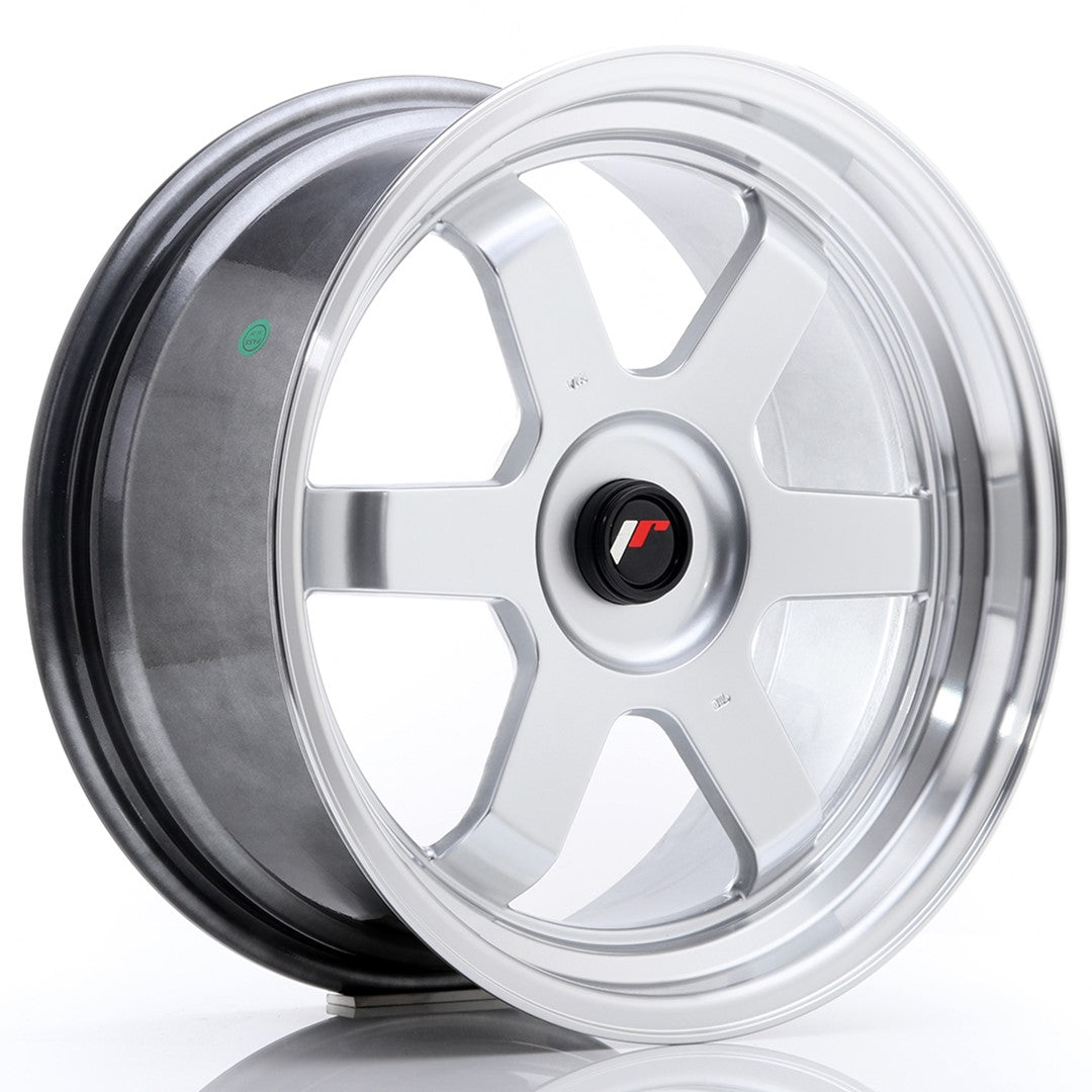 Japan Racing JR12 Alloy Wheel 17" x 8" ET35 3x112, 4x100, 4x108, 4x110, 4x114.3, 5x100, 5x105, 5x108, 5x110, 5x112, 5x114.3, 5x115, 5x118, 5x120 - Silver
