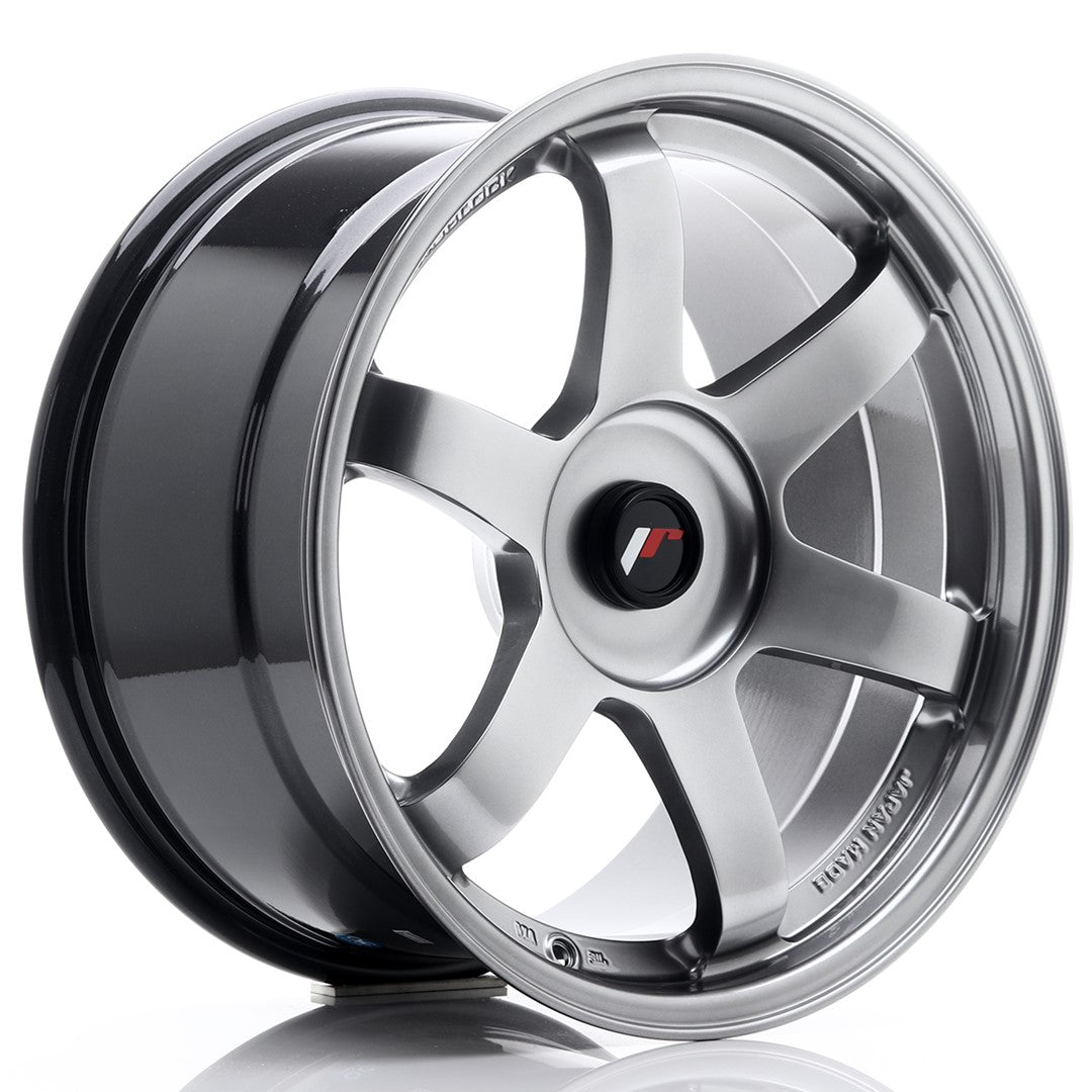 Japan Racing JR3 Alloy Wheel 18" x 9,5" ET22, 23, 24, 25, 26, 27, 28, 29, 30, 31, 32, 33, 34, 35, 36, 37, 38 3x112, 4x100, 4x108, 4x110, 4x114.3, 5x100, 5x105, 5x108, 5x110, 5x112, 5x114.3, 5x115, 5x118, 5x120 - Hyper Black