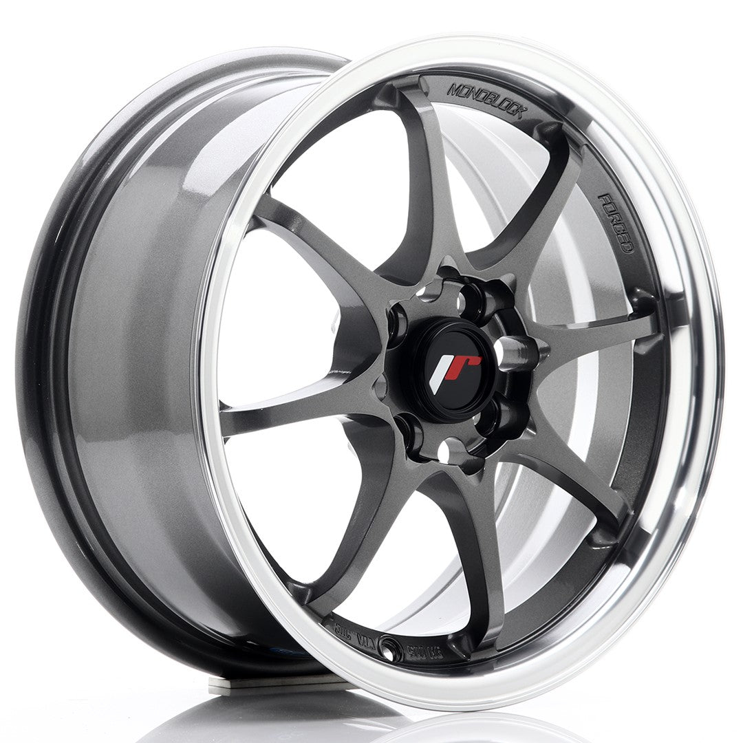 Japan Racing JR5 Alloy Wheel 15" x 7" ET35 4x100 - Gun metal
