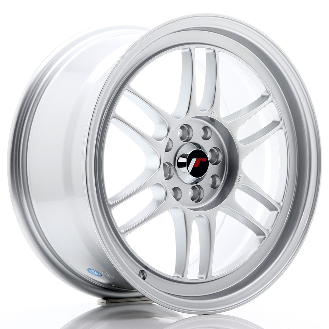 Japan Racing JR7 Alloy Wheel 17" x 8" ET35 4x100, 4x114.3 - Silver
