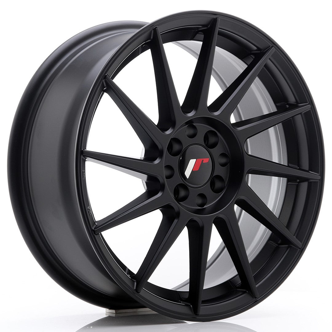 Japan Racing JR22 Alloy Wheel 17" x 7" ET35 4x100, 4x114.3 - Black