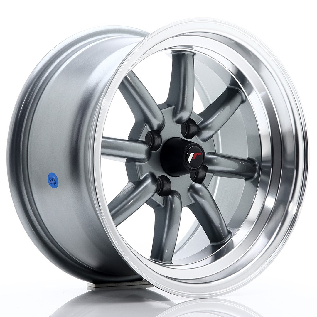 Japan Racing JR19 Alloy Wheel 15" x 8" ET0 4x100 - Gun metal