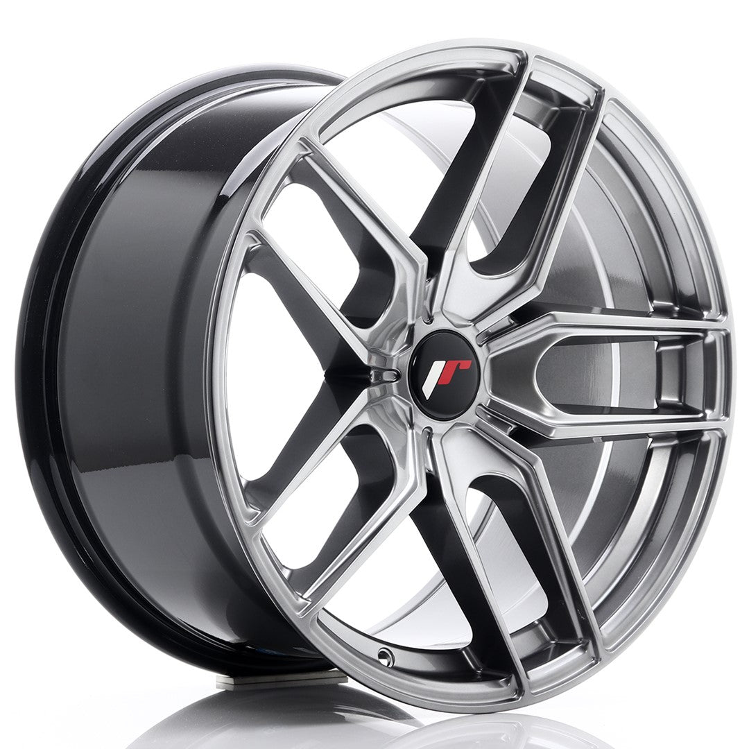 Japan Racing JR25 Alloy Wheel 18" x 9,5" ET20, 21, 22, 23, 24, 25, 26, 27, 28, 29, 30, 31, 32, 33, 34, 35, 36, 37, 38, 39, 40 5x100, 5x105, 5x108, 5x110, 5x112, 5x114.3, 5x115, 5x118, 5x120 - Hyper Black