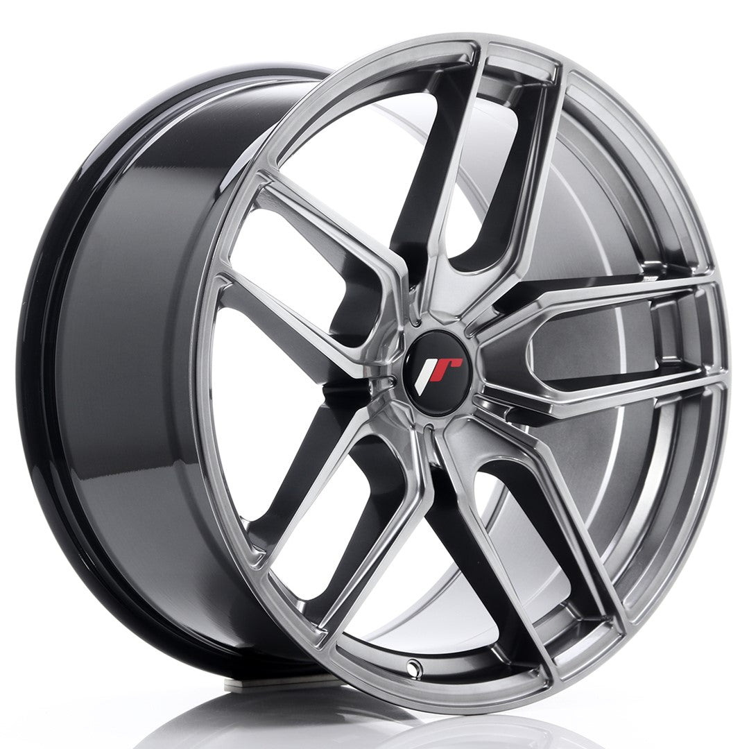 Japan Racing JR25 Alloy Wheel 19" x 9,5" ET20, 21, 22, 23, 24, 25, 26, 27, 28, 29, 30, 31, 32, 33, 34, 35, 36, 37, 38, 39, 40 5x100, 5x105, 5x108, 5x110, 5x112, 5x114.3, 5x115, 5x118, 5x120 - Hyper Black