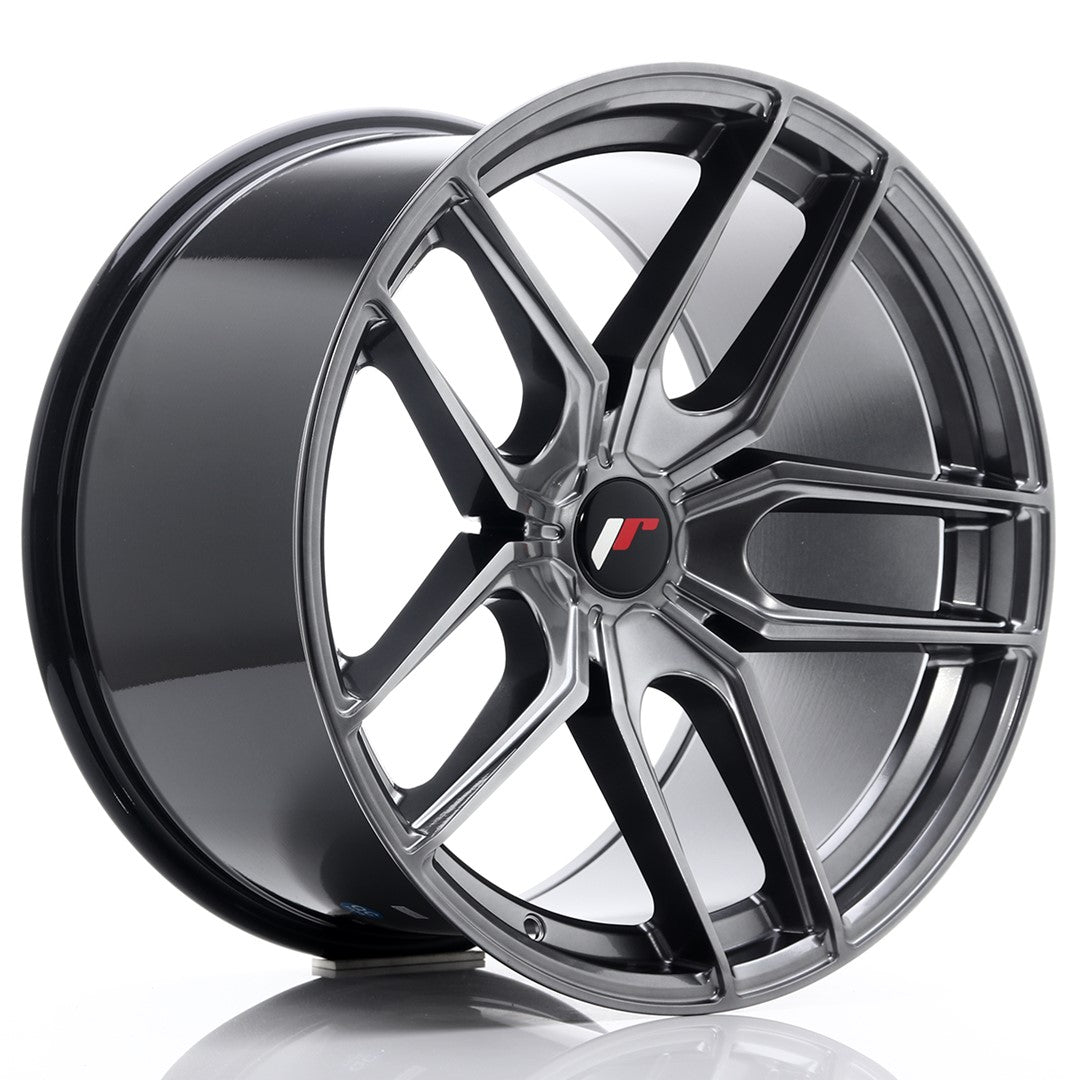 Japan Racing JR25 Alloy Wheel 19" x 11" ET20, 21, 22, 23, 24, 25, 26, 27, 28, 29, 30, 31, 32, 33, 34, 35, 36, 37, 38, 39, 40 5x100, 5x105, 5x108, 5x110, 5x112, 5x114.3, 5x115, 5x118, 5x120 - Hyper Black