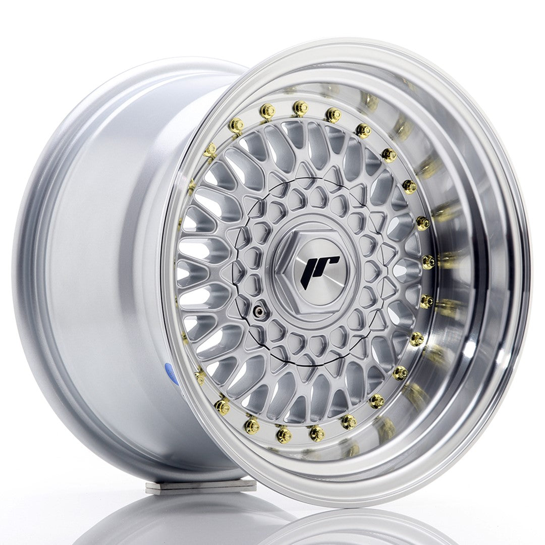 Japan Racing JR9 Alloy Wheel 15" x 9" ET10 3x112, 4x100, 4x108, 4x110, 4x114.3, 5x100, 5x105, 5x108, 5x110, 5x112, 5x114.3 - Silver