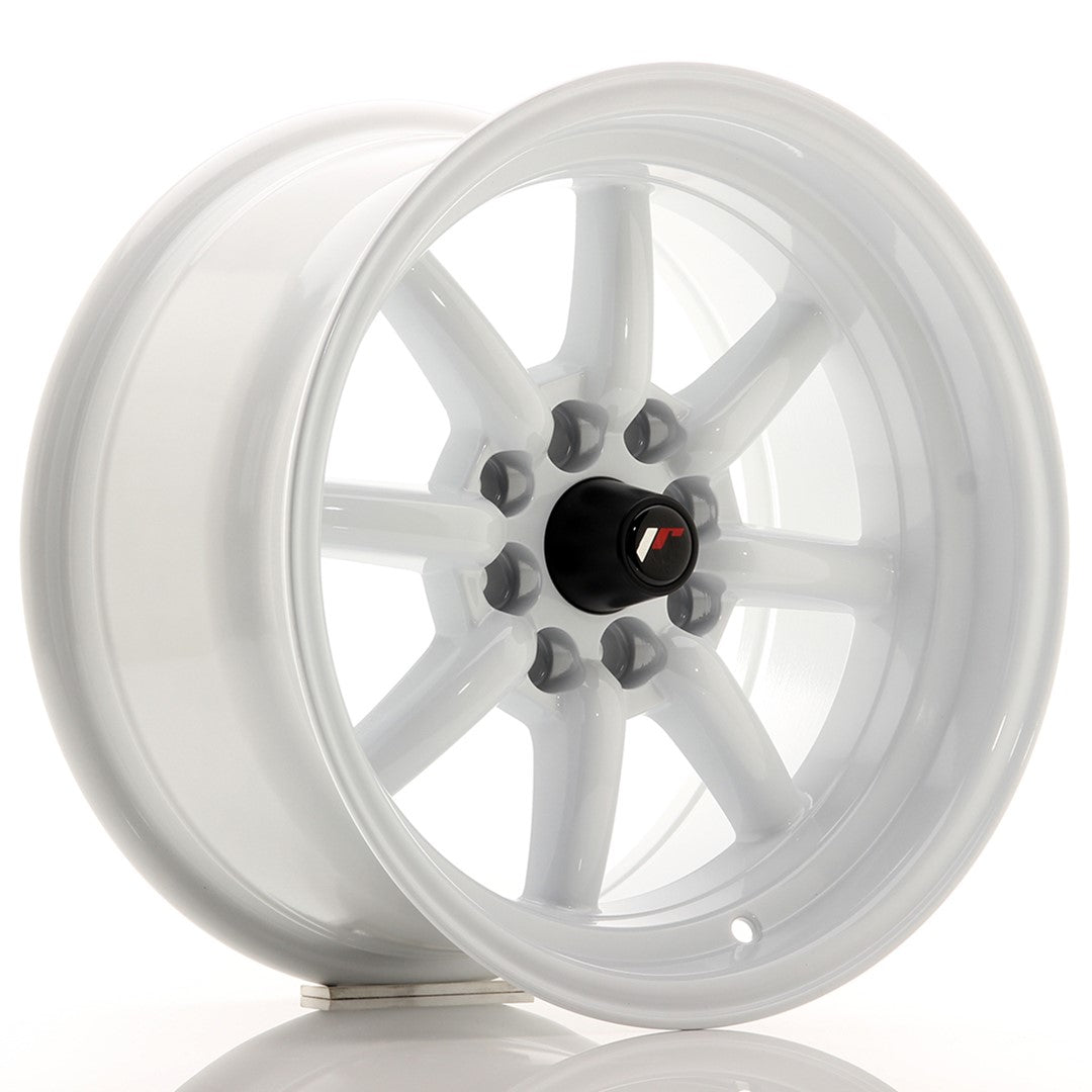 Japan Racing JR19 Alloy Wheel 15" x 8" ET0 4x100, 4x114.3 - White