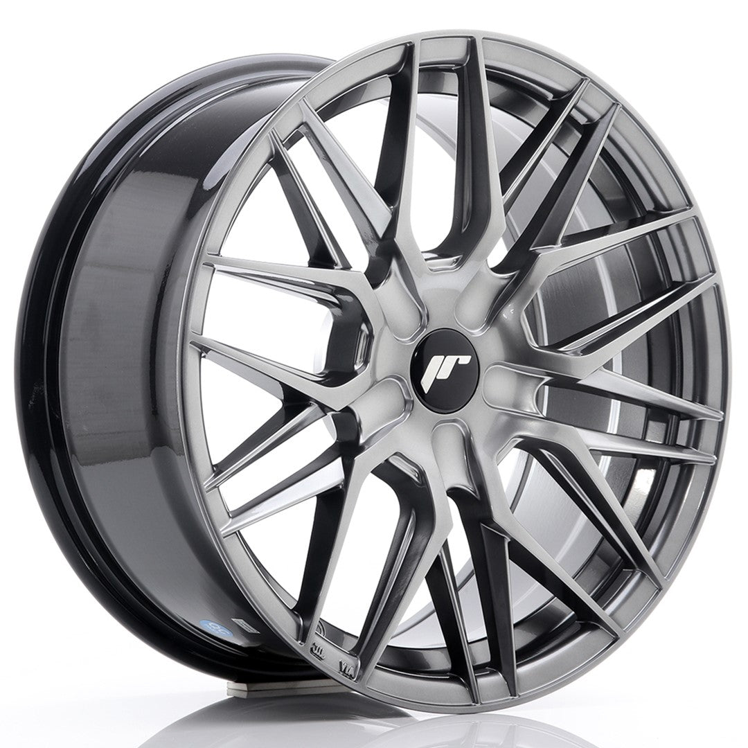 Japan Racing JR28 Alloy Wheel 17" x 8" ET25, 26, 27, 28, 29, 30, 31, 32, 33, 34, 35, 36, 37, 38, 39, 40 4x100, 4x108, 4x110, 4x114.3, 5x100, 5x105, 5x108, 5x110, 5x112, 5x114.3, 5x115, 5x118, 5x120 - Hyper Black