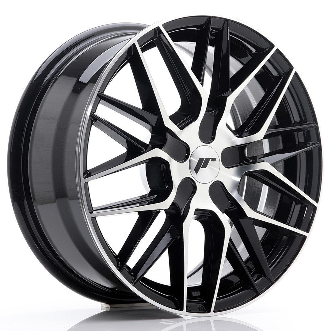 Japan Racing JR28 Alloy Wheel 17" x 8" ET25, 26, 27, 28, 29, 30, 31, 32, 33, 34, 35, 36, 37, 38, 39, 40 4x100, 4x108, 4x110, 4x114.3, 5x100, 5x105, 5x108, 5x110, 5x112, 5x114.3, 5x115, 5x118, 5x120 - Black