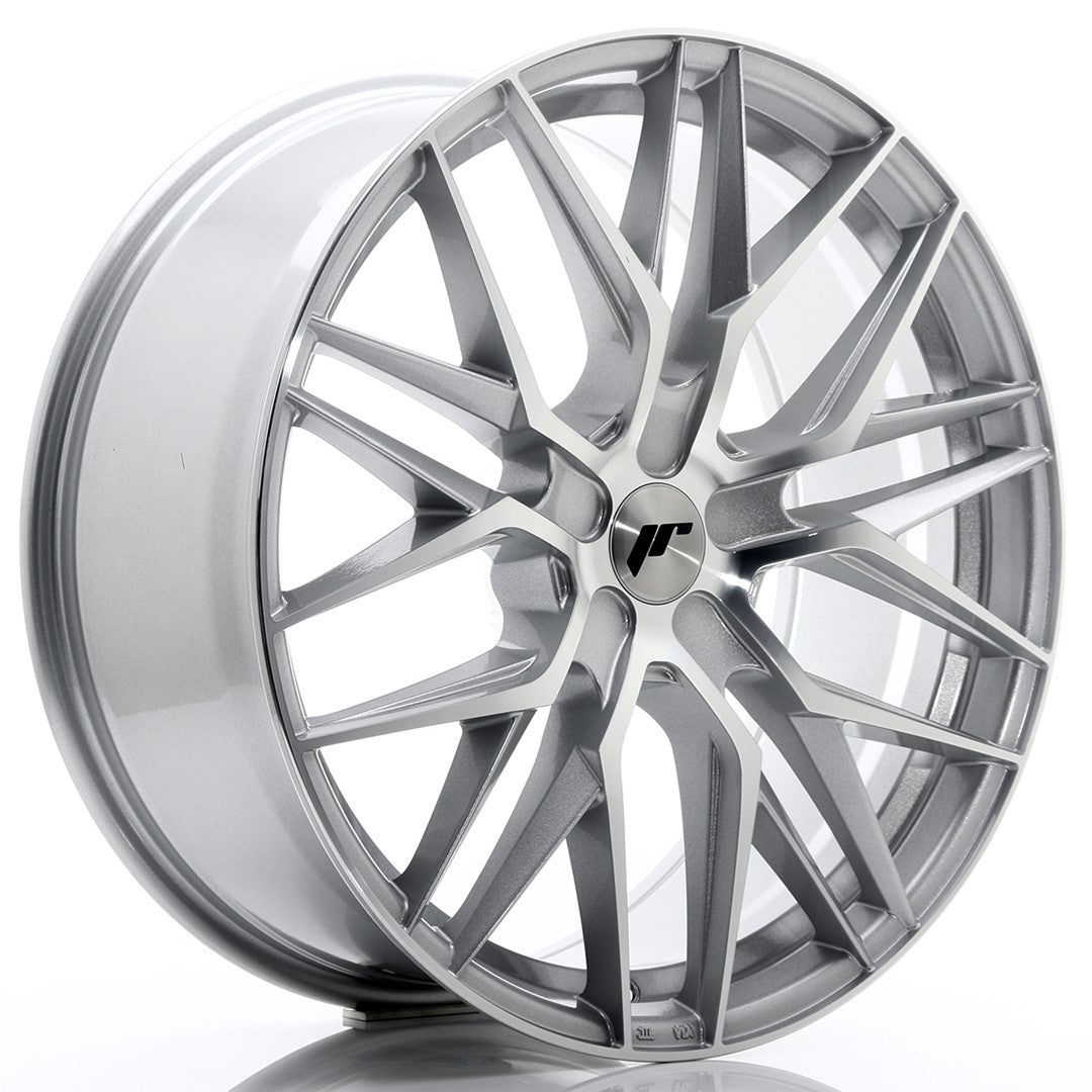 Japan Racing JR28 Alloy Wheel 21" x 9" ET15, 16, 17, 18, 19, 20, 21, 22, 23, 24, 25, 26, 27, 28, 29, 30, 31, 32, 33, 34, 35, 36, 37, 38, 39, 40, 41, 42, 43, 44, 45 5x108, 5x110, 5x112, 5x114.3, 5x115, 5x118, 5x120, 5x120.65, 5x127, 5x130 - Silver