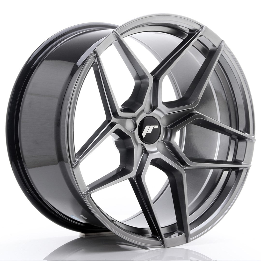 Japan Racing JR34 Alloy Wheel 20" x 10,5" ET20, 21, 22, 23, 24, 25, 26, 27, 28, 29, 30, 31, 32, 33, 34, 35 5x100, 5x105, 5x108, 5x110, 5x112, 5x114.3, 5x115, 5x118, 5x120, 5x120.65, 5x127, 5x130 - Hyper Black