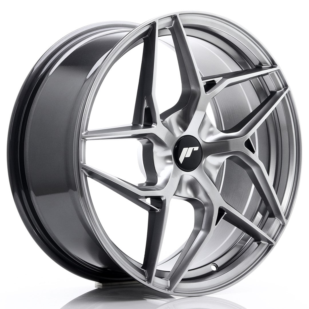 Japan Racing JR35 Alloy Wheel 19" x 8,5" ET20, 21, 22, 23, 24, 25, 26, 27, 28, 29, 30, 31, 32, 33, 34, 35, 36, 37, 38, 39, 40, 41, 42, 43, 44, 45 5x100, 5x105, 5x108, 5x110, 5x112, 5x114.3, 5x115, 5x118, 5x120 - Hyper Black