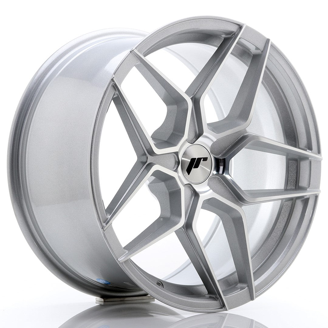 Japan Racing JR34 Alloy Wheel 18" x 9" ET20, 21, 22, 23, 24, 25, 26, 27, 28, 29, 30, 31, 32, 33, 34, 35, 36, 37, 38, 39, 40, 41, 42 5x100, 5x105, 5x108, 5x110, 5x112, 5x114.3, 5x115, 5x118, 5x120 - Silver