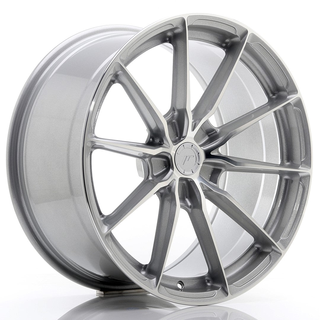 Japan Racing JR37 Alloy Wheel 19" x 9,5" ET20, 21, 22, 23, 24, 25, 26, 27, 28, 29, 30, 31, 32, 33, 34, 35, 36, 37, 38, 39, 40, 41, 42, 43, 44, 45 5x100, 5x105, 5x108, 5x110, 5x112, 5x114.3, 5x115, 5x118, 5x120 - Silver