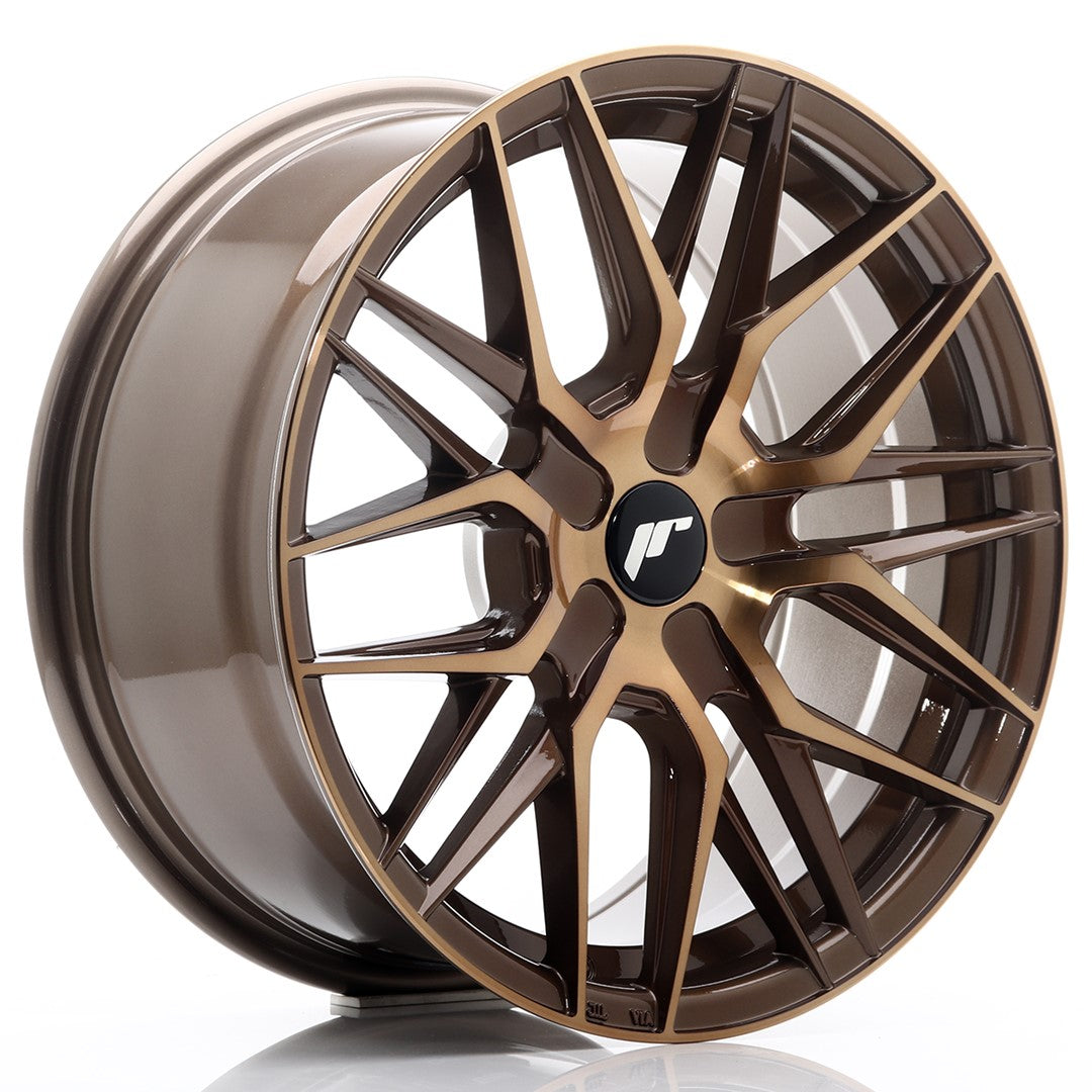 Japan Racing JR28 Alloy Wheel 17" x 8" ET25, 26, 27, 28, 29, 30, 31, 32, 33, 34, 35, 36, 37, 38, 39, 40 4x100, 4x108, 4x110, 4x114.3, 5x100, 5x105, 5x108, 5x110, 5x112, 5x114.3, 5x115, 5x118, 5x120 - Bronze
