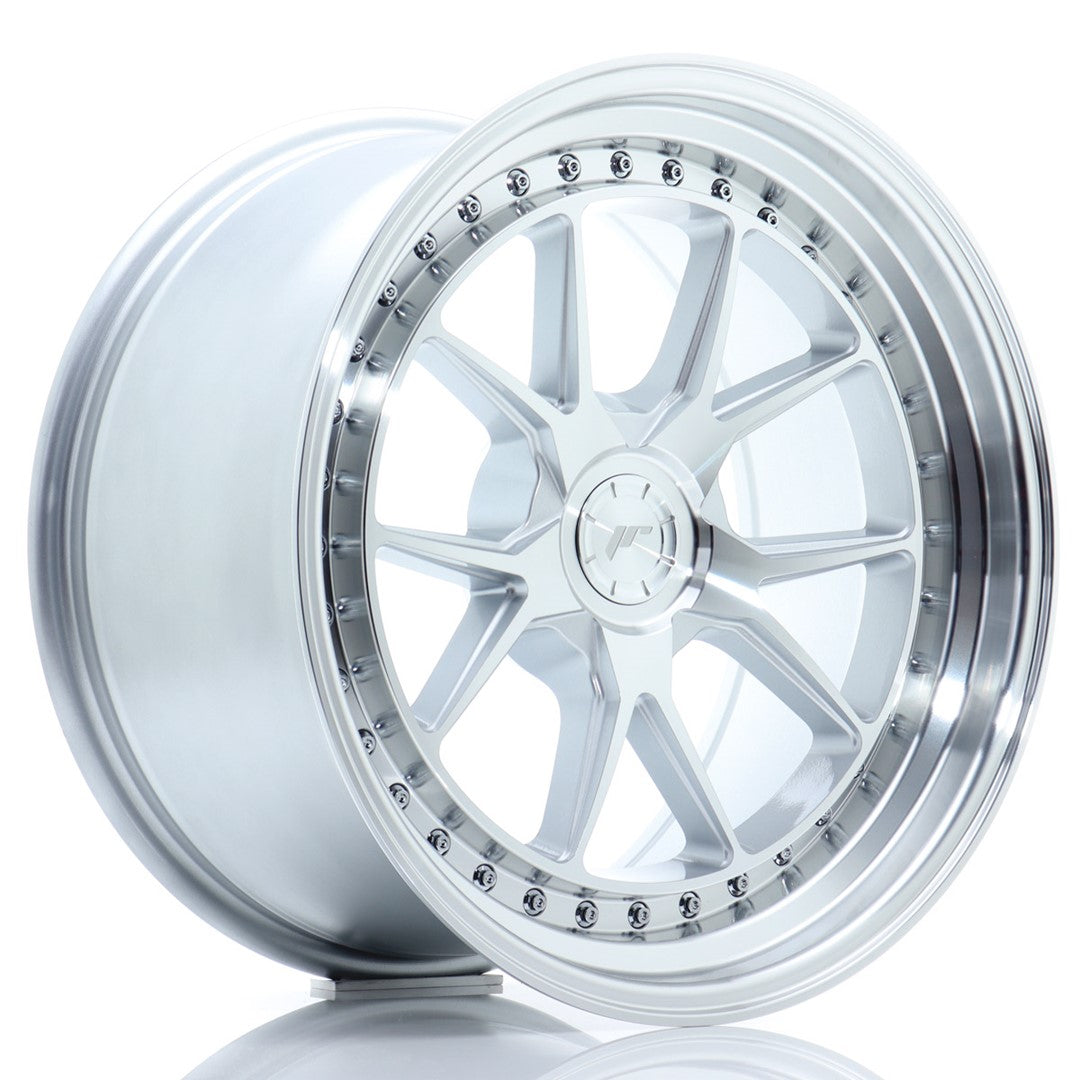 Japan Racing JR39 Alloy Wheel 18" x 9,5" ET15, 16, 17, 18, 19, 20, 21, 22, 23, 24, 25, 26, 27, 28, 29, 30, 31, 32, 33, 34, 35 5x100, 5x105, 5x108, 5x110, 5x112, 5x114.3, 5x115, 5x118, 5x120 - Silver