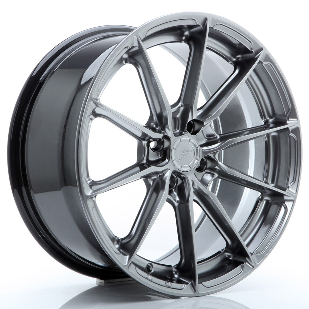 Japan Racing JR37 Alloy Wheel 17" x 8" ET40 4x100 - Hyper Black