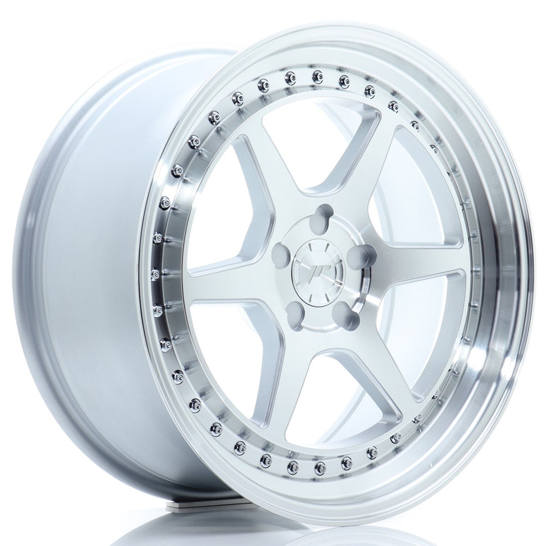 Japan Racing JR43 Alloy Wheel 18" x 8,5" ET15, 16, 17, 18, 19, 20, 21, 22, 23, 24, 25, 26, 27, 28, 29, 30, 31, 32, 33, 34, 35 5x100, 5x105, 5x108, 5x110, 5x112, 5x114.3 - Silver