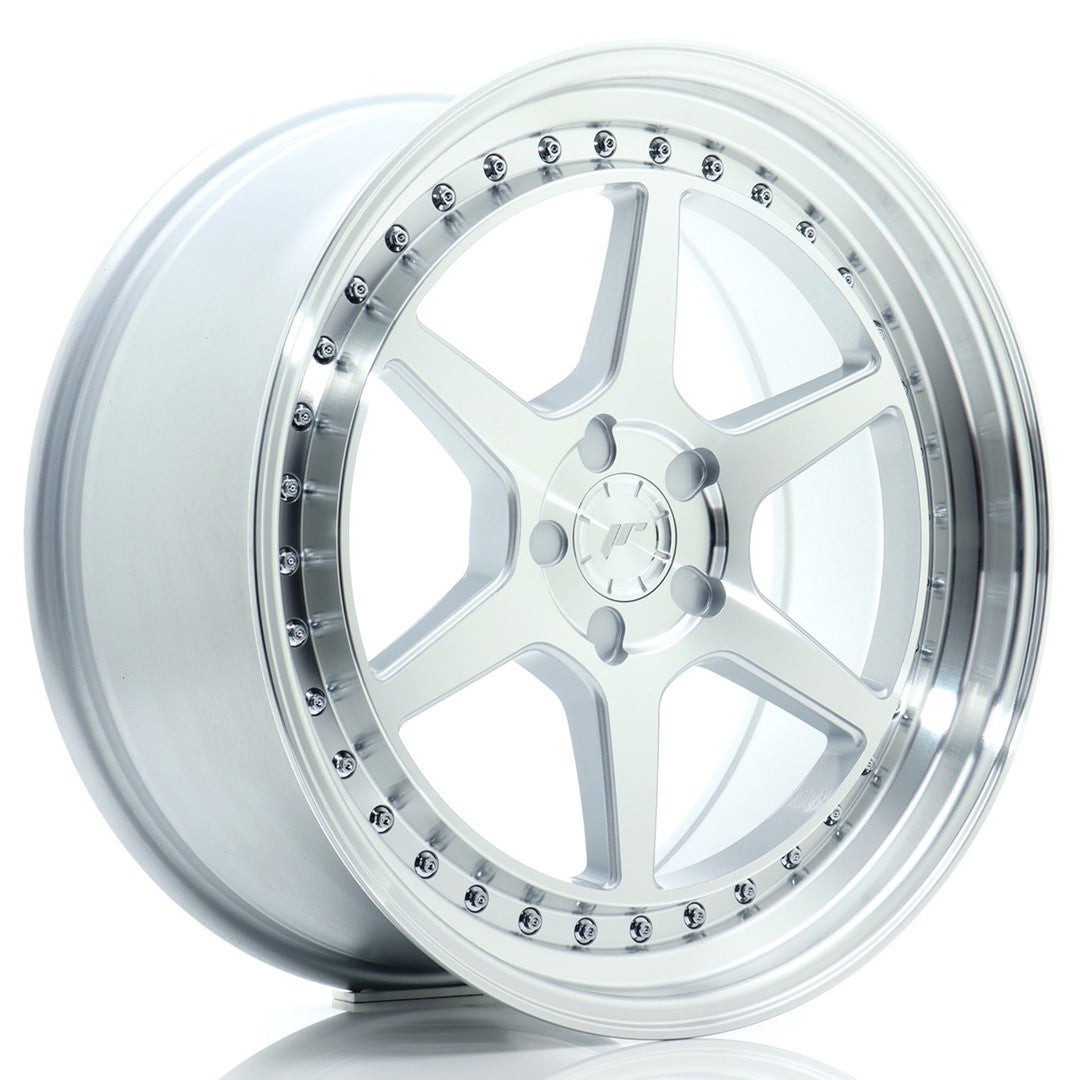 Japan Racing JR43 Alloy Wheel 19" x 8,5" ET15, 16, 17, 18, 19, 20, 21, 22, 23, 24, 25, 26, 27, 28, 29, 30, 31, 32, 33, 34, 35 5x100, 5x105, 5x108, 5x110, 5x112, 5x114.3 - Silver