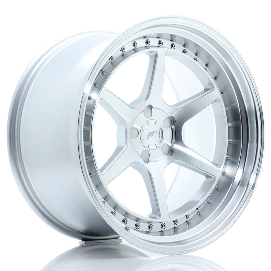Japan Racing JR43 Alloy Wheel 19" x 11" ET0, 1, 2, 3, 4, 5, 6, 7, 8, 9, 10, 11, 12, 13, 14, 15, 16, 17, 18, 19, 20, 21, 22, 23, 24, 25 5x100, 5x105, 5x108, 5x110, 5x112, 5x114.3 - Silver