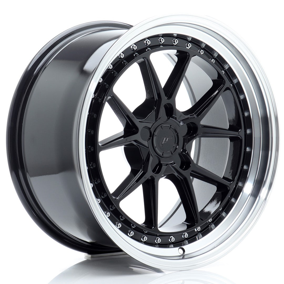 Japan Racing JR39 Alloy Wheel 18" x 9,5" ET15, 16, 17, 18, 19, 20, 21, 22, 23, 24, 25, 26, 27, 28, 29, 30, 31, 32, 33, 34, 35 5x100, 5x105, 5x108, 5x110, 5x112, 5x114.3, 5x115, 5x118, 5x120 - Black