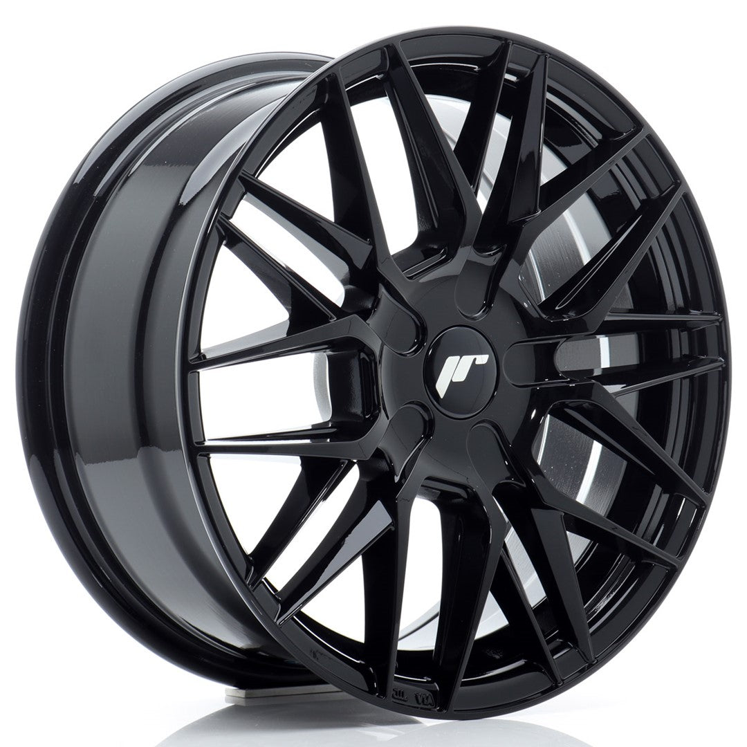 Japan Racing JR28 Alloy Wheel 16" x 7" ET20, 21, 22, 23, 24, 25, 26, 27, 28, 29, 30, 31, 32, 33, 34, 35, 36, 37, 38, 39, 40 4x100, 4x108, 4x110, 4x114.3, 5x100, 5x105, 5x108, 5x110, 5x112, 5x114.3 - Black