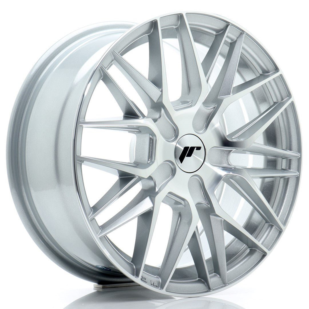 Japan Racing JR28 Alloy Wheel 16" x 7" ET20, 21, 22, 23, 24, 25, 26, 27, 28, 29, 30, 31, 32, 33, 34, 35, 36, 37, 38, 39, 40 4x100, 4x108, 4x110, 4x114.3, 5x100, 5x105, 5x108, 5x110, 5x112, 5x114.3 - Silver