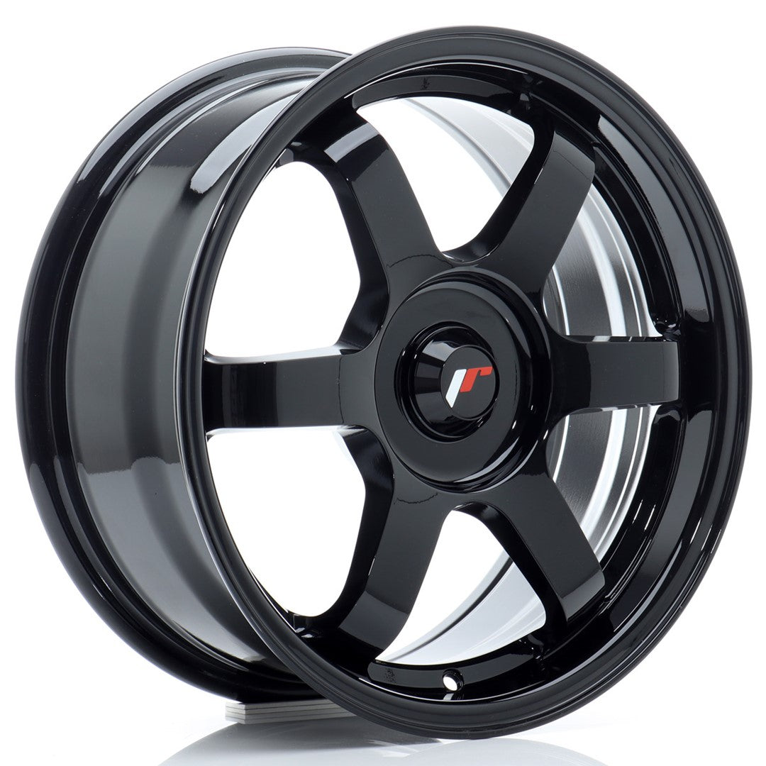 Japan Racing JR3 Alloy Wheel 16" x 7" ET25, 26, 27, 28, 29, 30, 31, 32, 33, 34, 35, 36, 37, 38, 39, 40 3x112, 4x100, 4x108, 4x110, 4x114.3, 5x100, 5x105, 5x108, 5x110, 5x112, 5x114.3 - Black