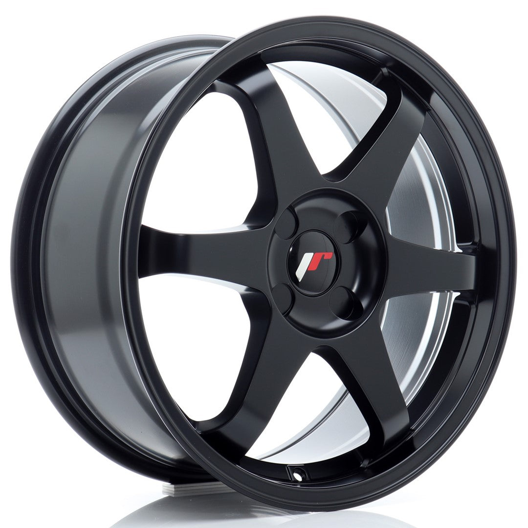 Japan Racing JR3 Alloy Wheel 18" x 8" ET20, 21, 22, 23, 24, 25, 26, 27, 28, 29, 30, 31, 32, 33, 34, 35, 36, 37, 38, 39, 40, 41, 42, 43, 44, 45 4x100, 4x108, 4x110, 4x114.3 - Black