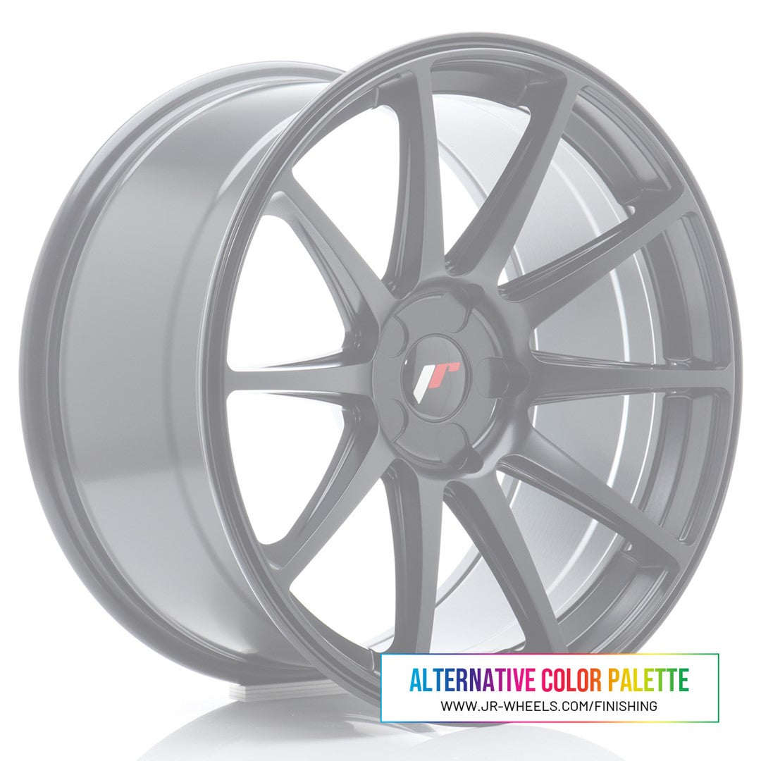 Japan Racing JR11 Alloy Wheel 19" x 9,5" ET15, 16, 17, 18, 19, 20, 21, 22, 23, 24, 25, 26, 27, 28, 29, 30, 31, 32, 33, 34, 35 5x100, 5x105, 5x108, 5x110, 5x112, 5x114.3, 5x115, 5x118, 5x120 - Custom Finish