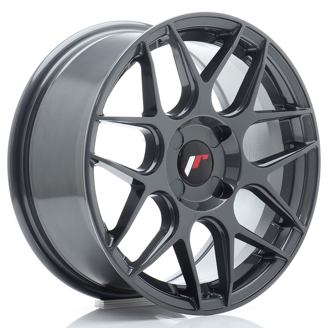 Japan Racing JR18 Alloy Wheel 16" x 7" ET20, 21, 22, 23, 24, 25, 26, 27, 28, 29, 30, 31, 32, 33, 34, 35 4x98, 4x100, 4x108, 4x110, 4x114.3 - Hyper Gray