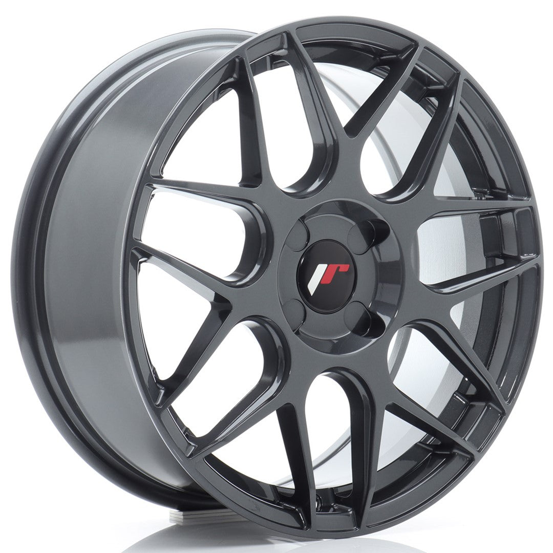 Japan Racing JR18 Alloy Wheel 17" x 7" ET20, 21, 22, 23, 24, 25, 26, 27, 28, 29, 30, 31, 32, 33, 34, 35, 36, 37, 38, 39, 40 4x98, 4x100, 4x108, 4x110, 4x114.3 - Hyper Gray