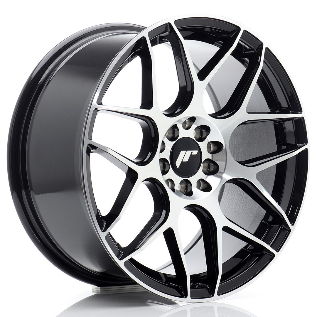 Japan Racing JR18 Alloy Wheel 17" x 8" ET35 5x100, 5x114.3 - Black