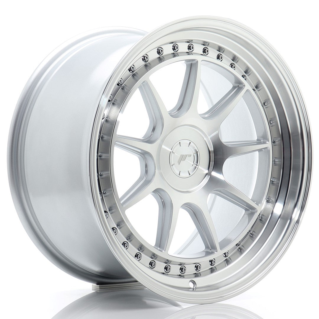 Japan Racing JR47 Alloy Wheel 18" x 9,5" ET15, 16, 17, 18, 19, 20, 21, 22, 23, 24, 25, 26, 27, 28, 29, 30, 31, 32, 33, 34, 35 5x100, 5x105, 5x108, 5x110, 5x112, 5x114.3, 5x115, 5x118, 5x120 - Silver