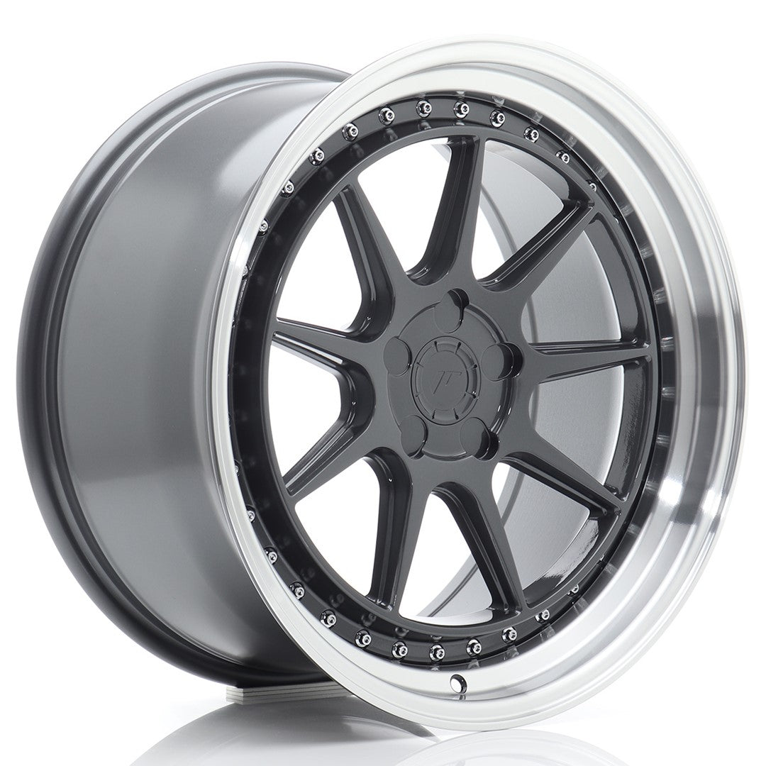 Japan Racing JR47 Alloy Wheel 19" x 9,5" ET15, 16, 17, 18, 19, 20, 21, 22, 23, 24, 25, 26, 27, 28, 29, 30, 31, 32, 33, 34, 35 5x100, 5x105, 5x108, 5x110, 5x112, 5x114.3 - Hyper Gray