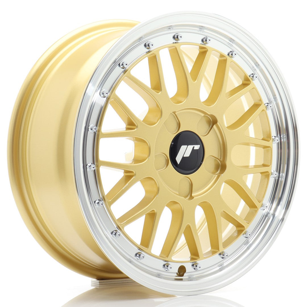Japan Racing JR23 Alloy Wheel 16" x 7" ET20, 21, 22, 23, 24, 25, 26, 27, 28, 29, 30, 31, 32, 33, 34, 35, 36, 37, 38, 39, 40, 41, 42, 43, 44, 45 5x100, 5x105, 5x108, 5x110, 5x112, 5x114.3, 5x115, 5x118, 5x120 - Gold