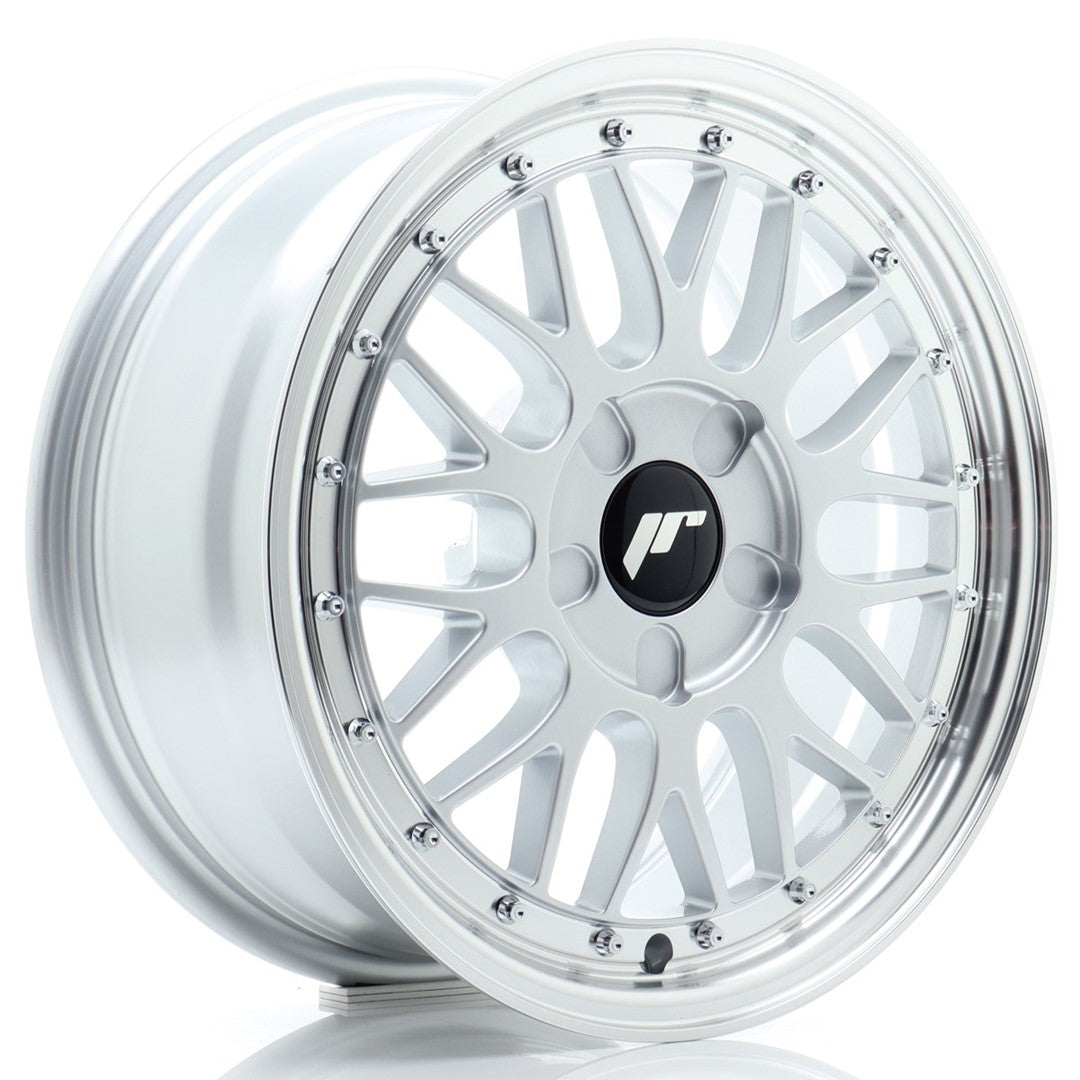 Japan Racing JR23 Alloy Wheel 16" x 7" ET20, 21, 22, 23, 24, 25, 26, 27, 28, 29, 30, 31, 32, 33, 34, 35, 36, 37, 38, 39, 40, 41, 42, 43, 44, 45 5x100, 5x105, 5x108, 5x110, 5x112, 5x114.3, 5x115, 5x118, 5x120 - Silver