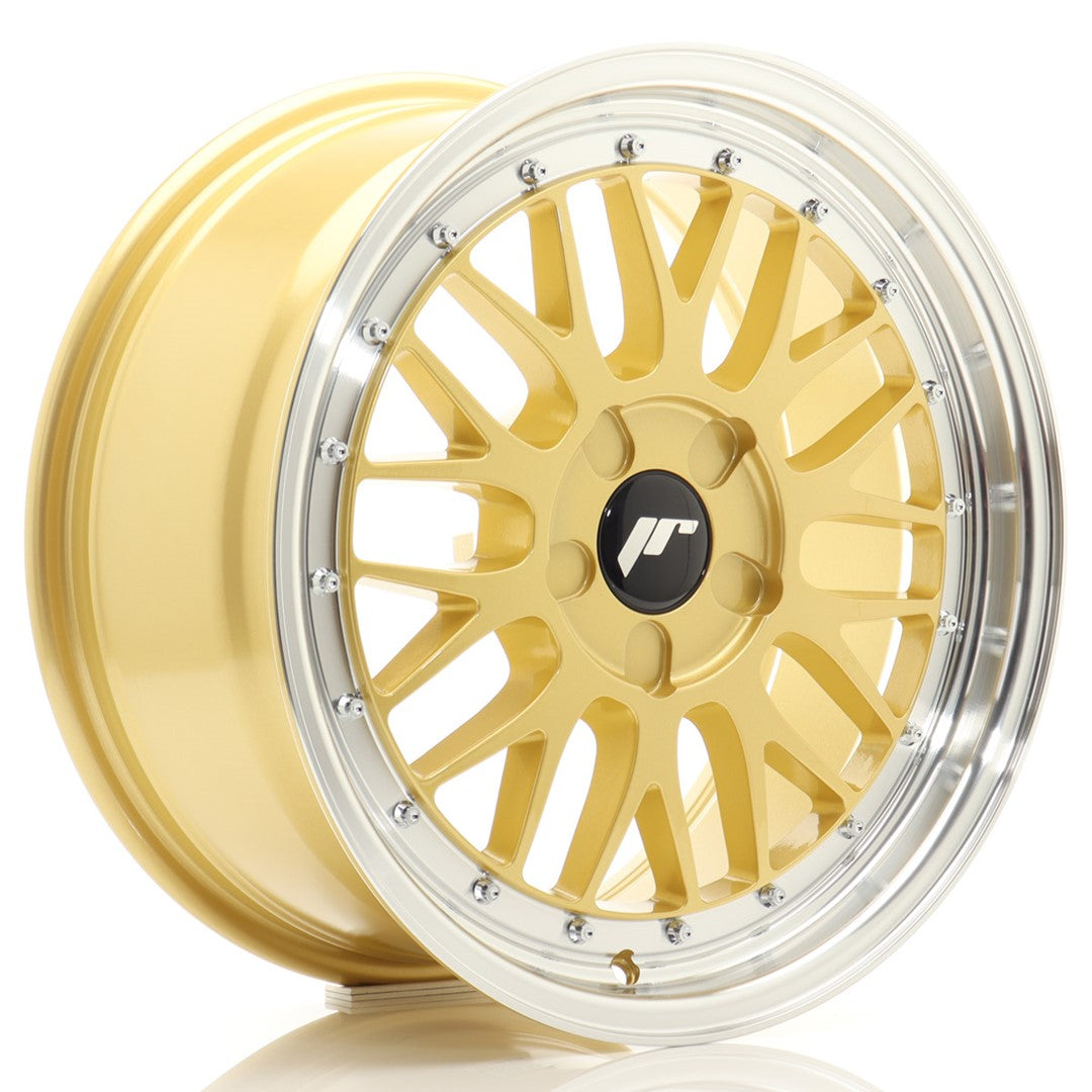 Japan Racing JR23 Alloy Wheel 17" x 8" ET20, 21, 22, 23, 24, 25, 26, 27, 28, 29, 30, 31, 32, 33, 34, 35, 36, 37, 38, 39, 40, 41, 42, 43, 44, 45 5x100, 5x105, 5x108, 5x110, 5x112, 5x114.3, 5x115, 5x118, 5x120 - Gold